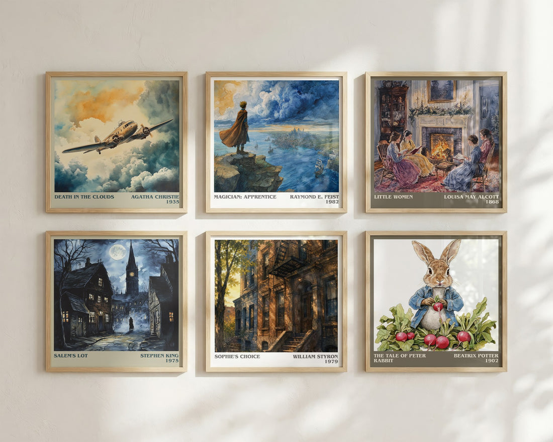 Sophie's Choice literary art print colour and style options – William Styron book art