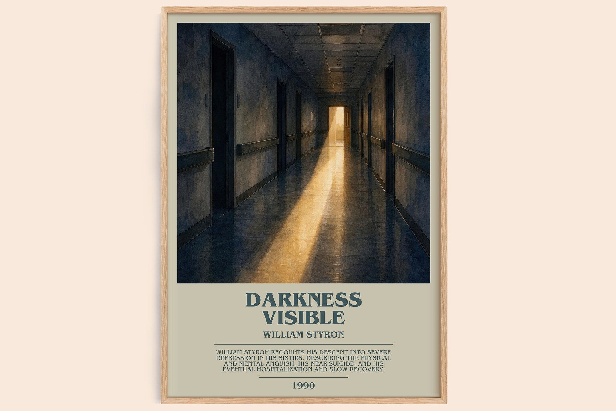 Darkness Visible Bookish Wall Art by William Styron