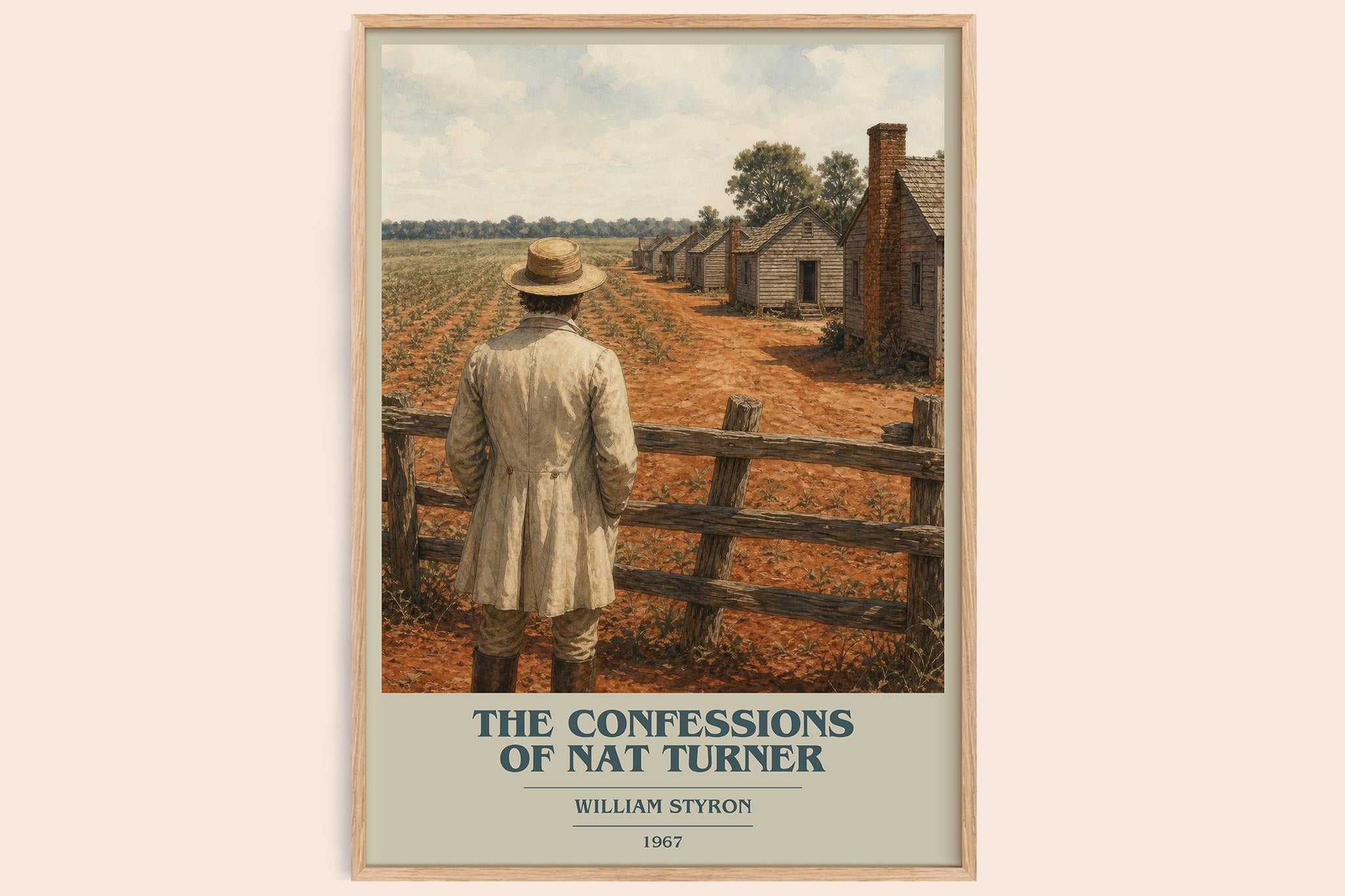 The Confessions of Nat Turner Book Cover Poster by William Styron