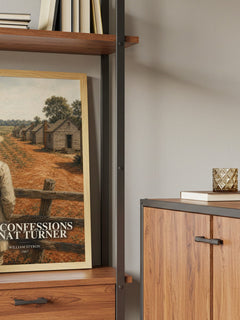The Confessions of Nat Turner book watercolour illustration paper finish options – matte satin gloss