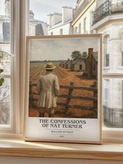 The Confessions of Nat Turner book cover poster colour and style options – William Styron book art