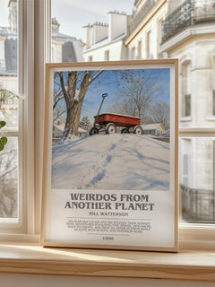 Weirdos from Another Planet bookish poster colour and style options – Bill Watterson book art