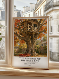 The revenge of the baby-sat book cover poster colour and style options – Bill Watterson book art