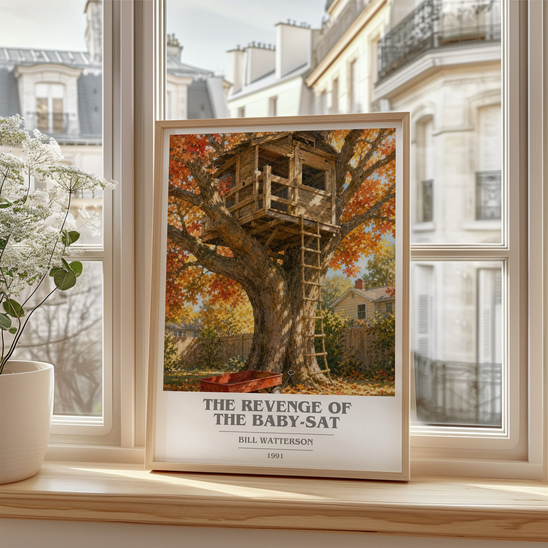 The revenge of the baby-sat book cover poster colour and style options – Bill Watterson book art