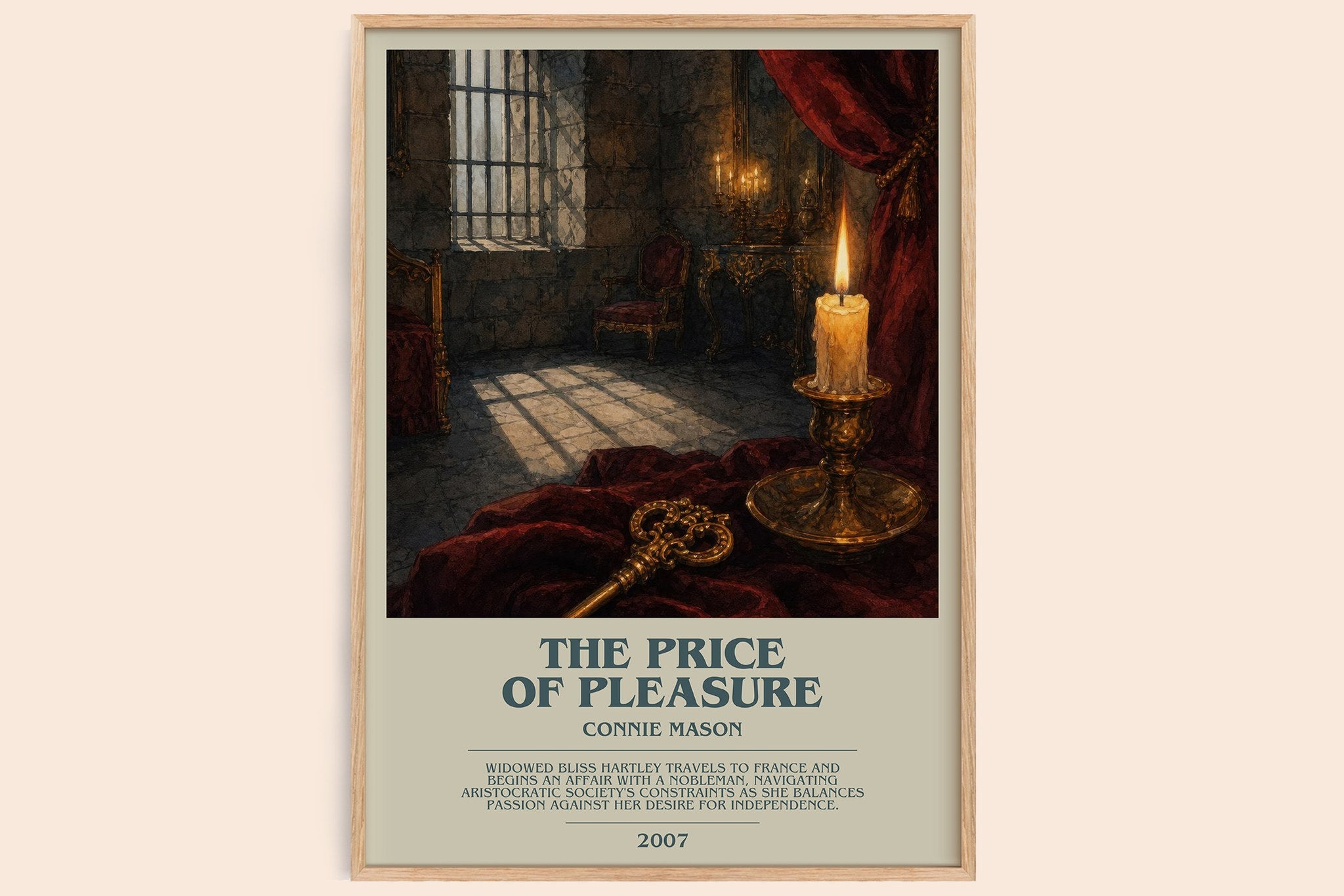 The Price of Pleasure Bookish Wall Art by Connie Mason