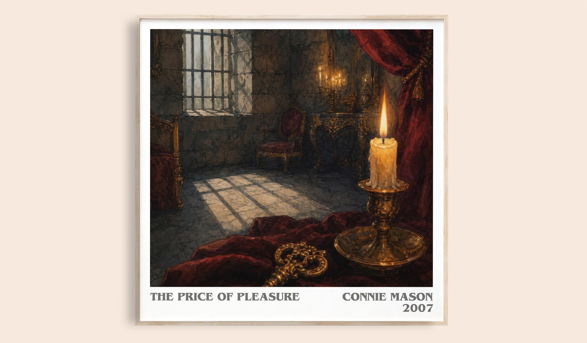 The Price of Pleasure Literary Art Print by Connie Mason