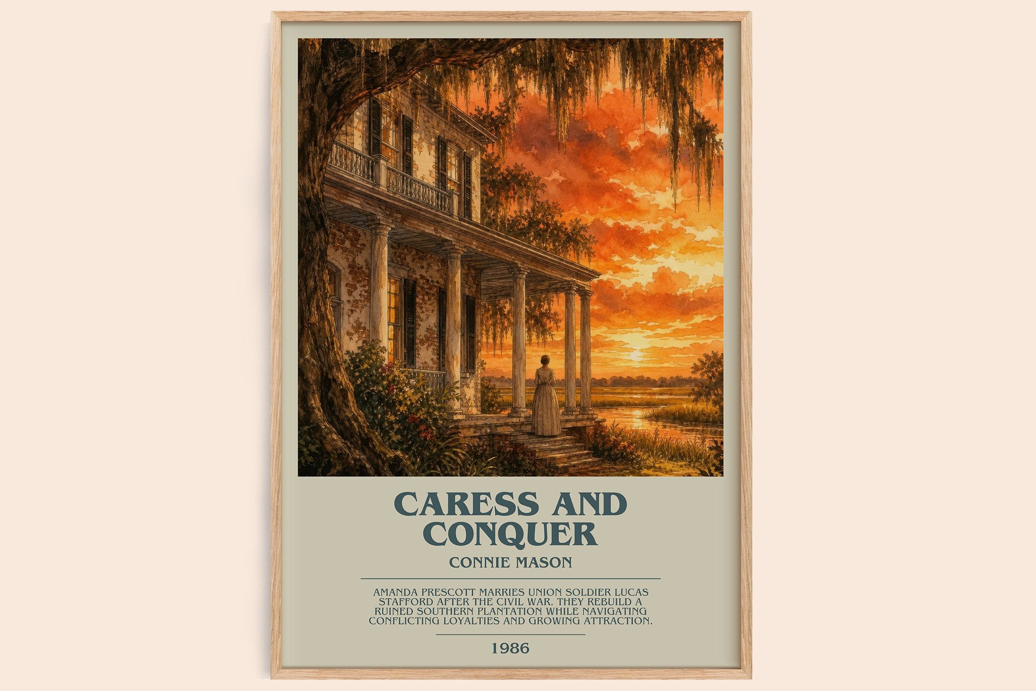 Caress and Conquer Bookish Wall Art by Connie Mason