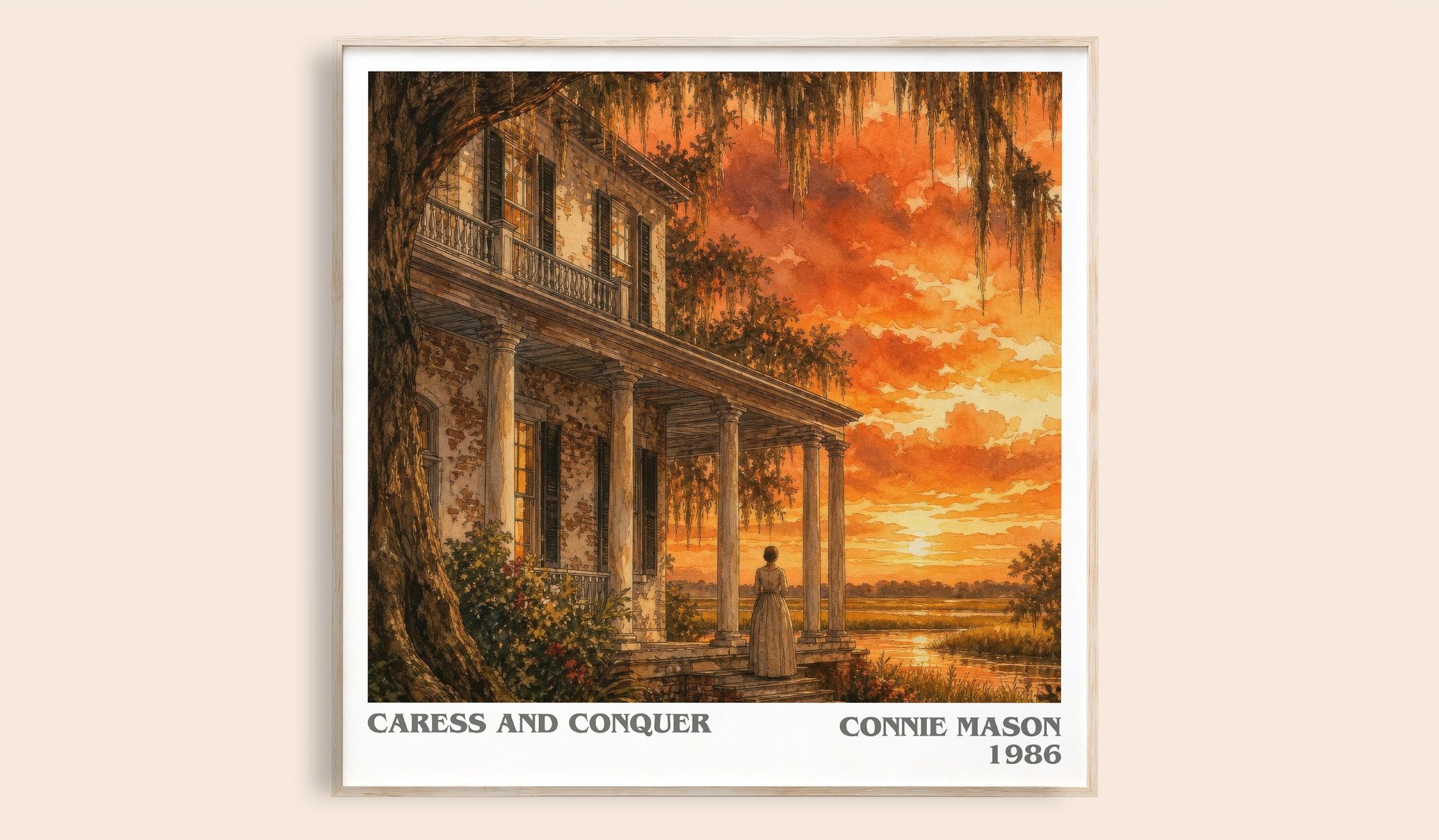 Caress and Conquer Literary Art Print by Connie Mason