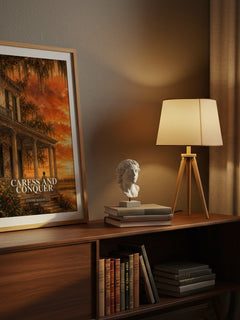 Caress and Conquer watercolour print on bookshelf – Connie Mason fan gift