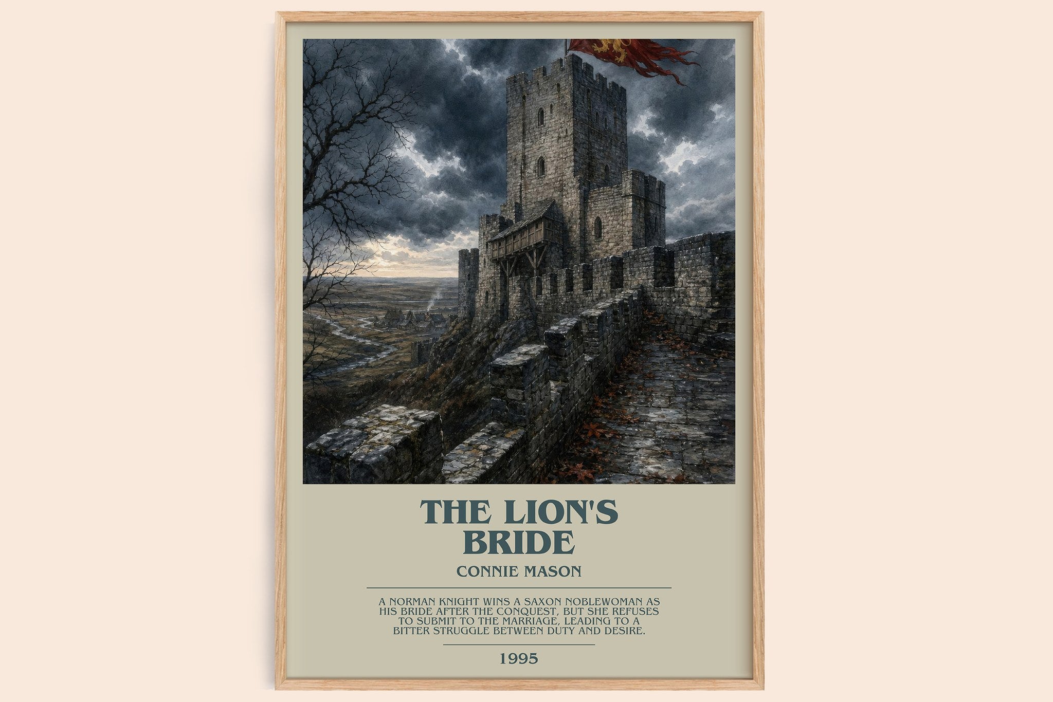 The Lion's Bride Bookish Wall Art by Connie Mason