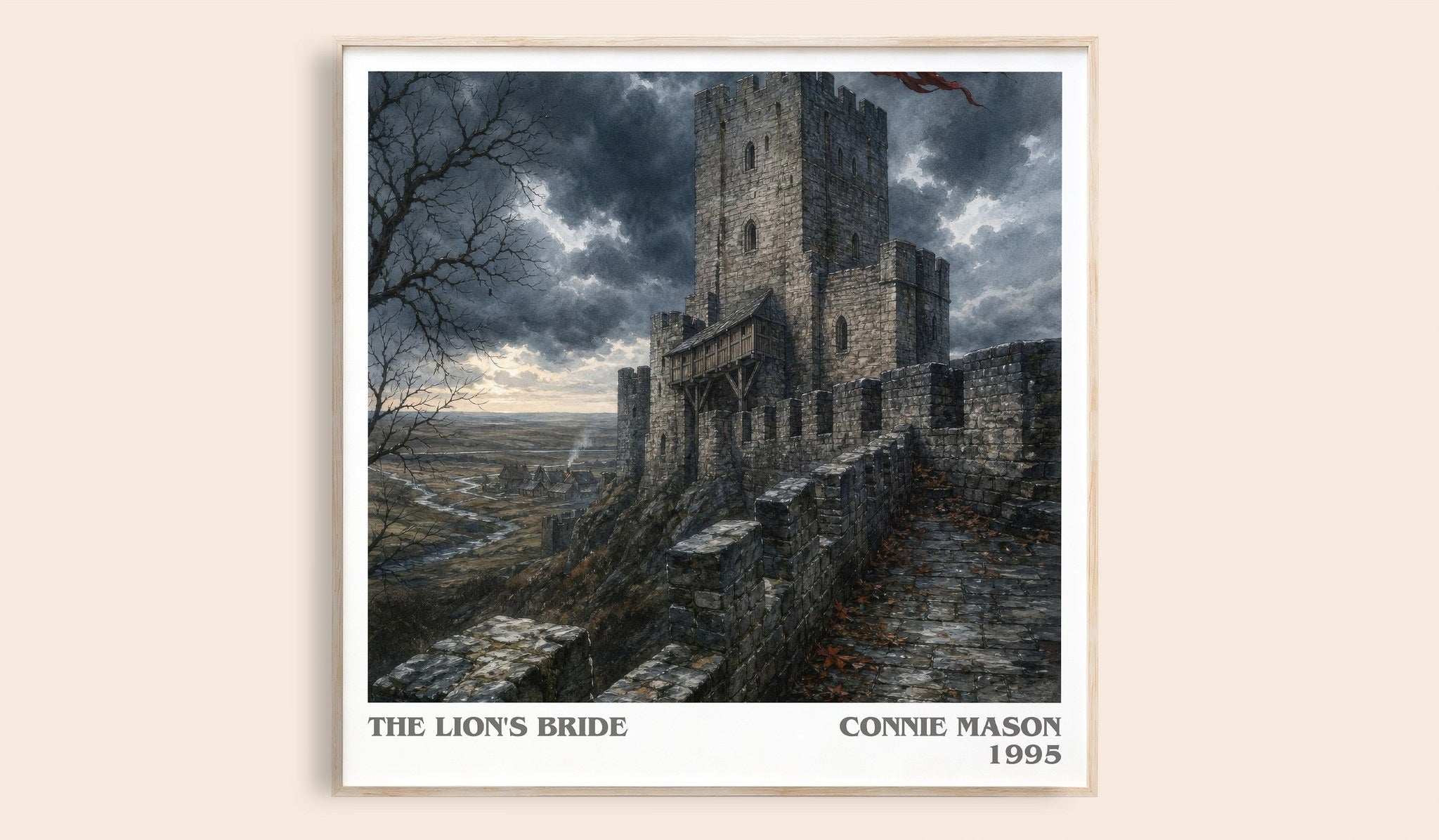 The Lion's Bride Literary Art Print by Connie Mason