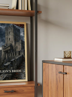 The Lion's Bride book watercolour illustration paper finish options – matte satin gloss