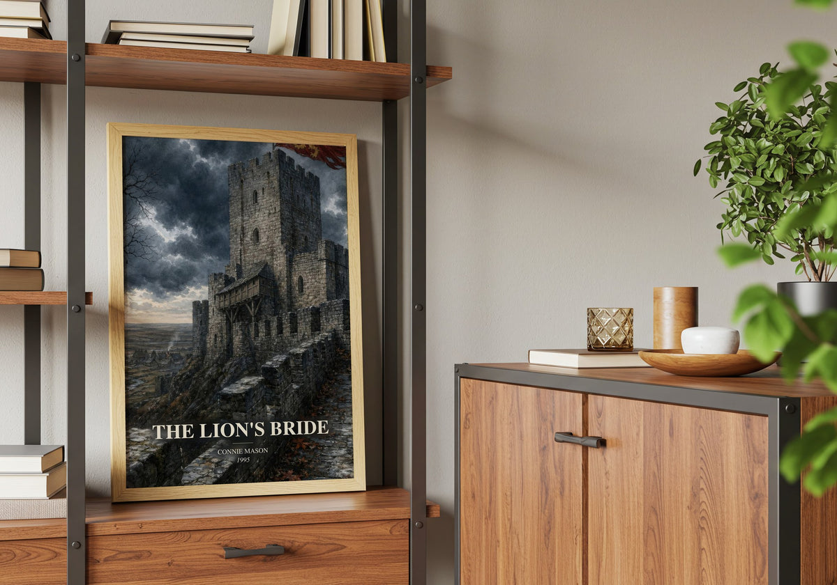 The Lion's Bride book watercolour illustration paper finish options – matte satin gloss