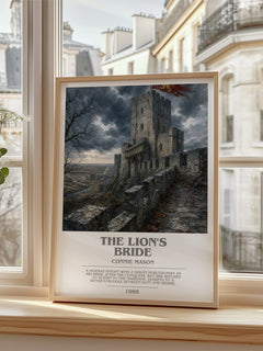 The Lion's Bride bookish poster colour and style options – Connie Mason book art