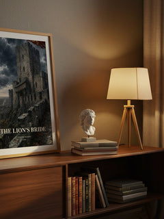 The Lion's Bride watercolour print on bookshelf – Connie Mason fan gift