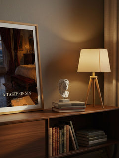 A Taste of Sin watercolour print on bookshelf – Connie Mason fan gift