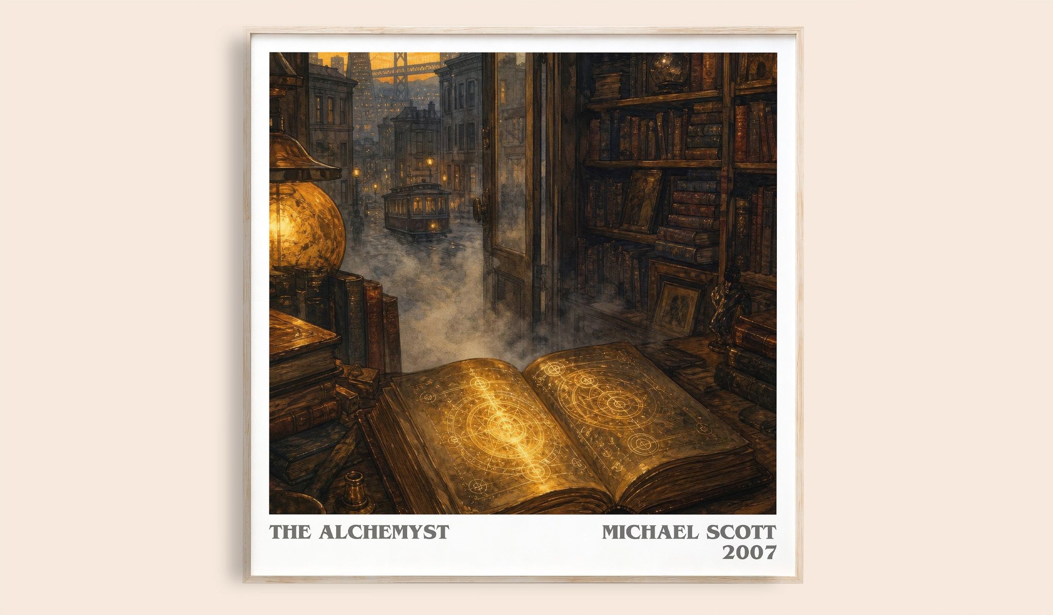 The Alchemyst Literary Art Print by Michael Scott