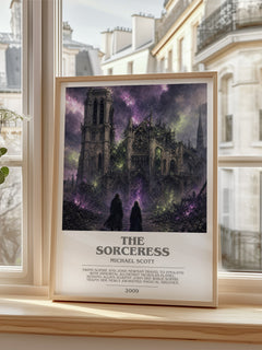 The sorceress bookish poster colour and style options – Michael Scott book art
