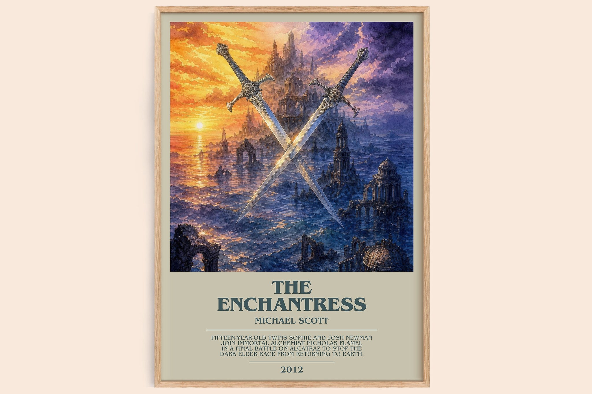 The Enchantress Bookish Wall Art by Michael Scott