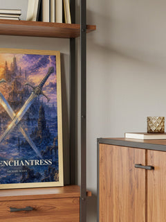 The Enchantress book watercolour illustration paper finish options – matte satin gloss