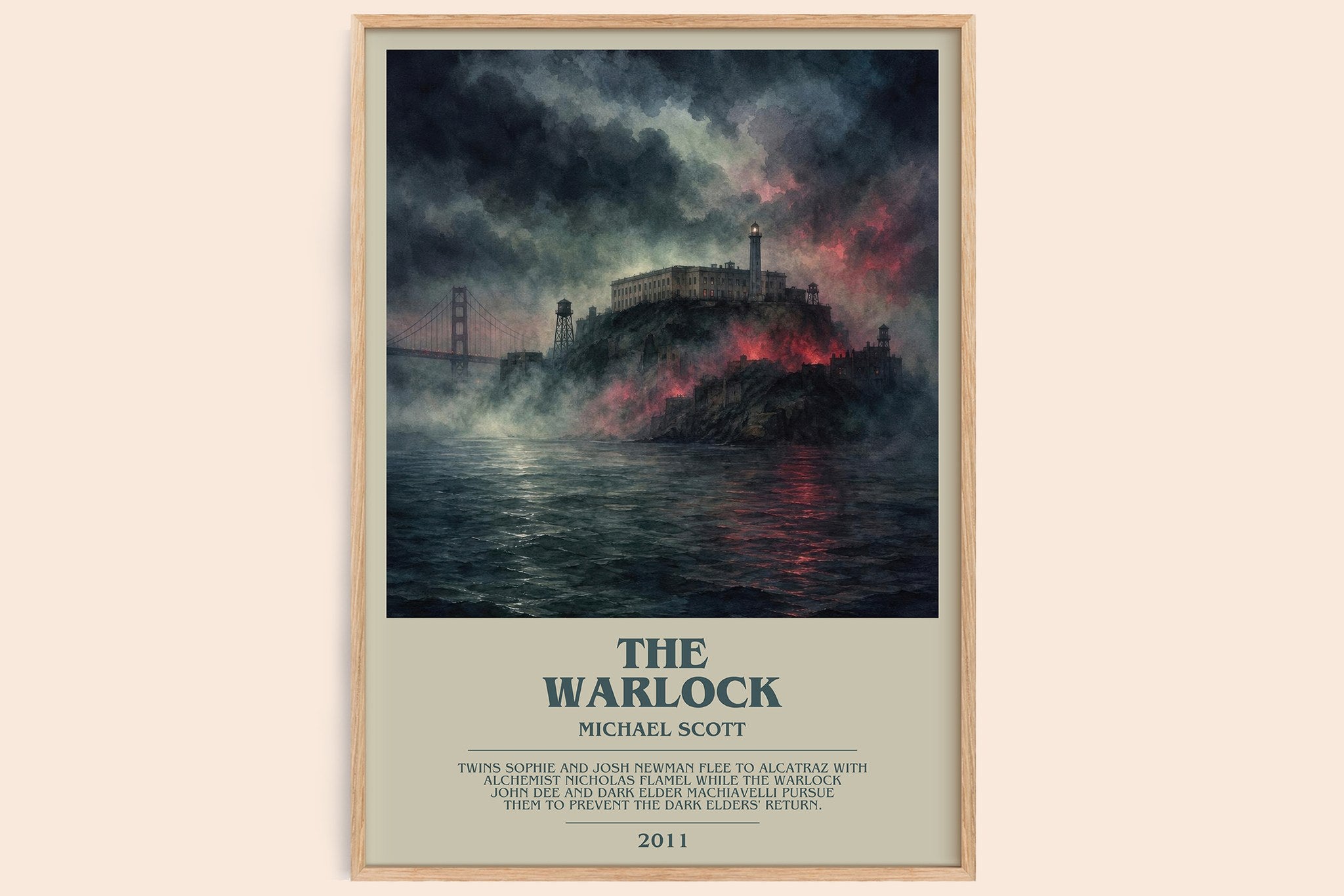 The Warlock Bookish Wall Art by Michael Scott