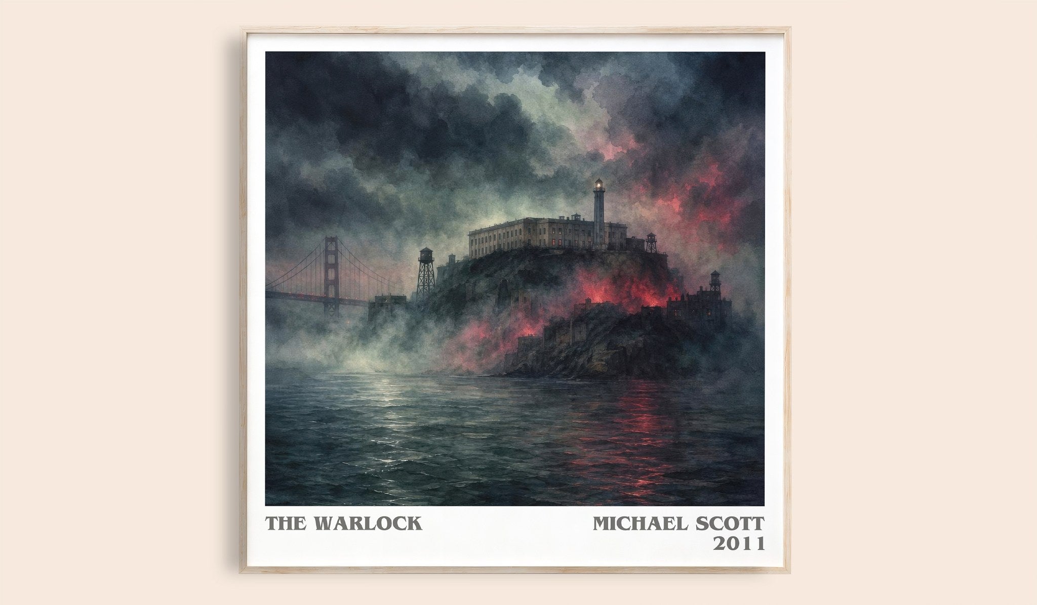 The Warlock Literary Art Print by Michael Scott