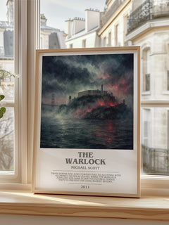 The Warlock bookish poster colour and style options – Michael Scott book art