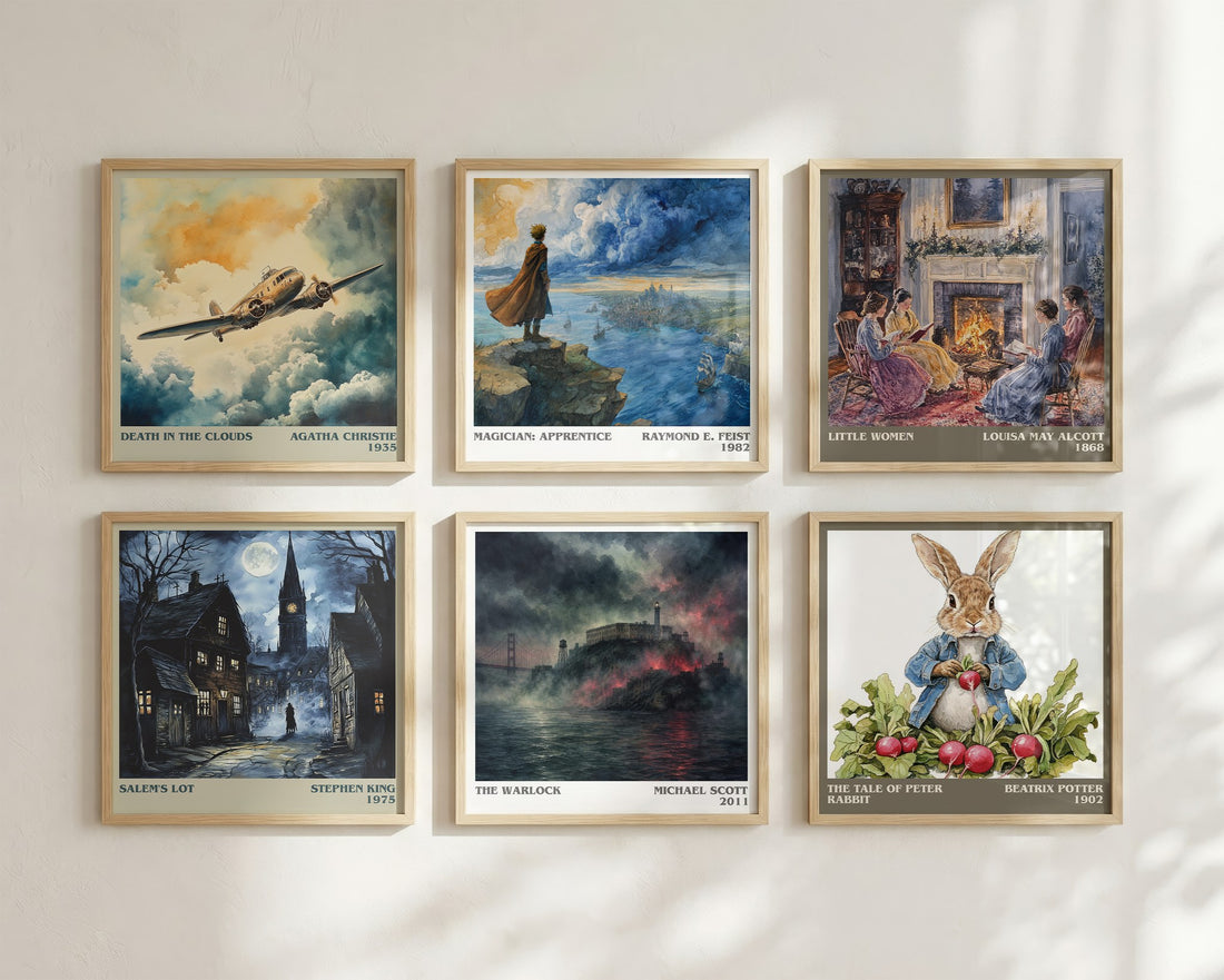 The Warlock literary art print colour and style options – Michael Scott book art