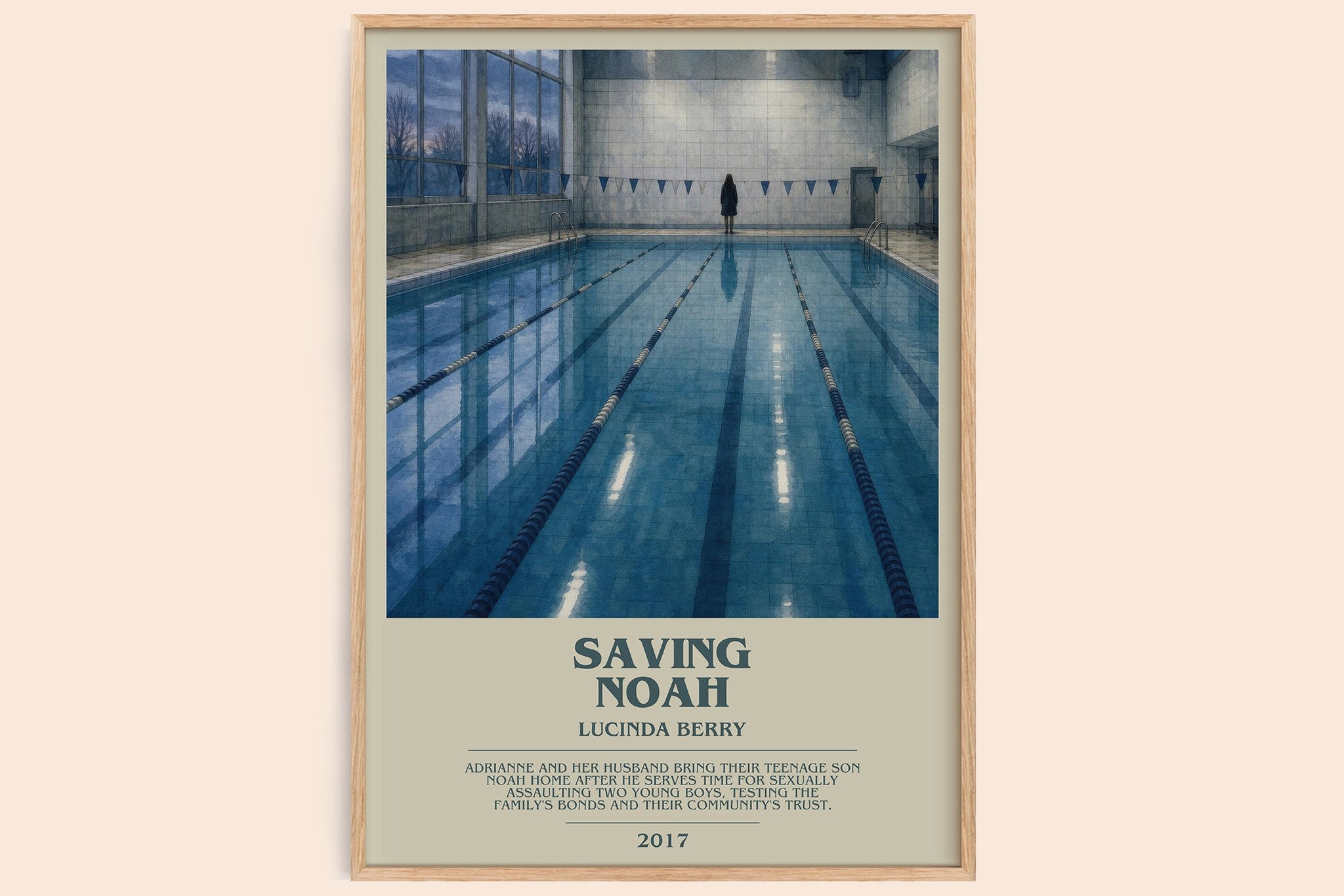 Saving Noah Bookish Wall Art by Lucinda Berry