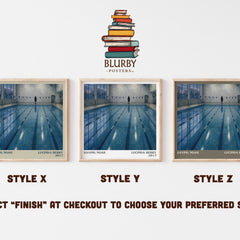 Saving Noah Literary Art Print by Lucinda Berry – Style X, Y and Z square prints side by side – choose your finish
