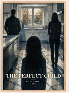 The Perfect Child watercolour book poster by Lucinda Berry – framed literary art print