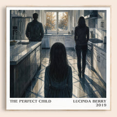 The Perfect Child literary book poster by Lucinda Berry – framed literary art print