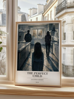 The Perfect Child book cover poster colour and style options – Lucinda Berry book art