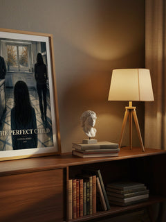 The Perfect Child watercolour print on bookshelf – Lucinda Berry fan gift