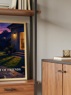 Best of Friends book watercolour illustration paper finish options – matte satin gloss