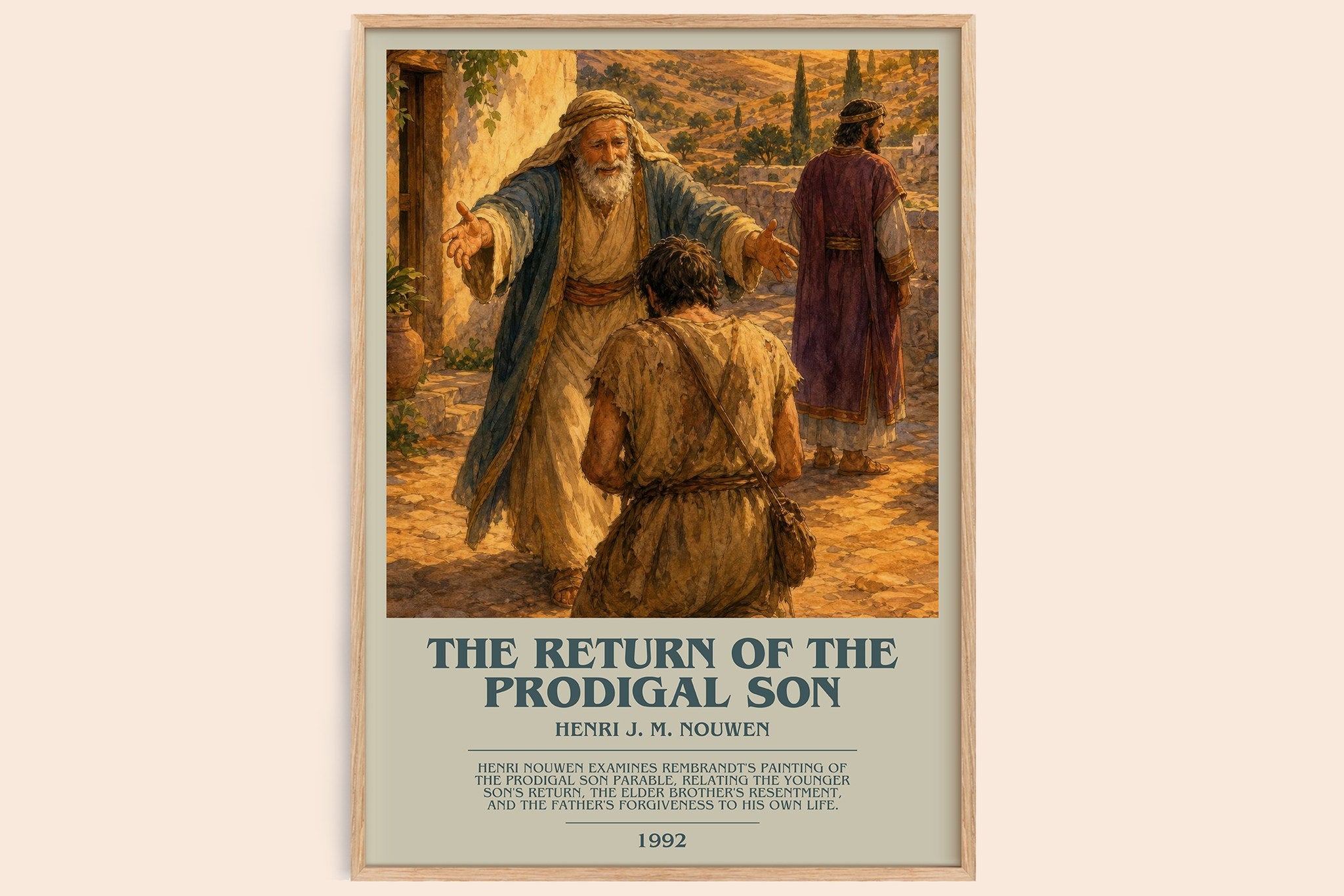 The Return of the Prodigal Son Bookish Wall Art by Henri J. M. Nouwen