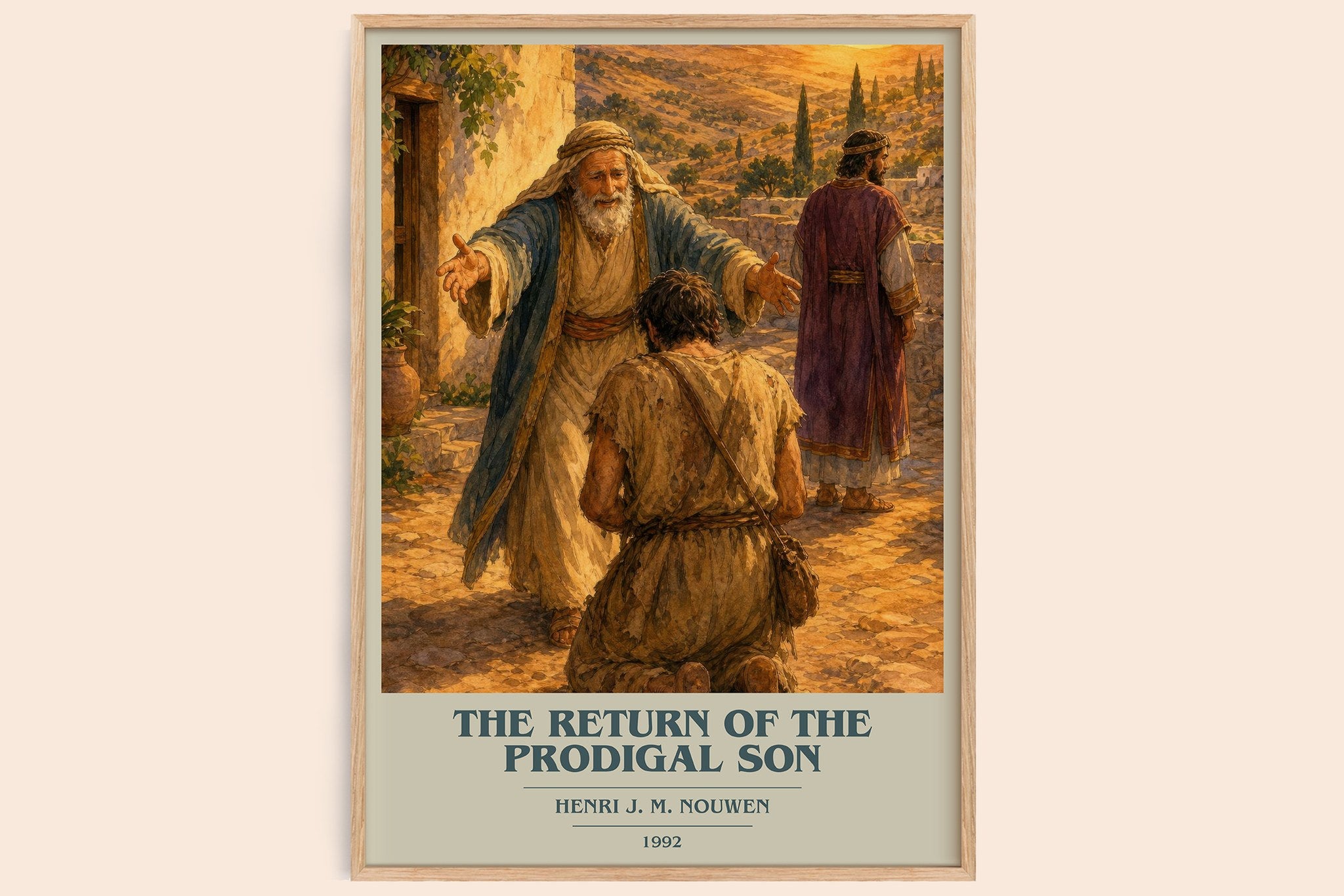 The Return of the Prodigal Son Book Cover Poster by Henri J. M. Nouwen