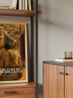 The Return of the Prodigal Son book watercolour illustration paper finish options – matte satin gloss