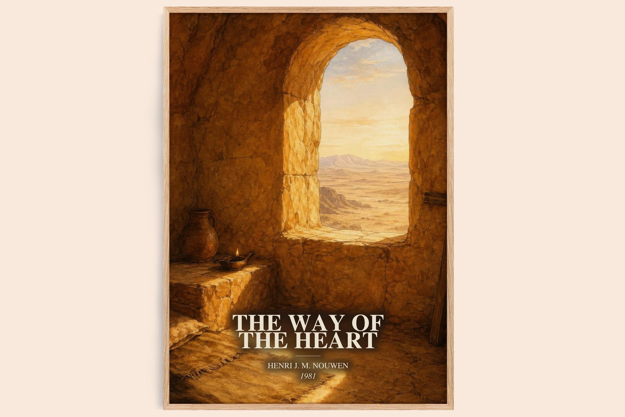 Way of the Heart Book Watercolour Illustration by Henri J. M. Nouwen