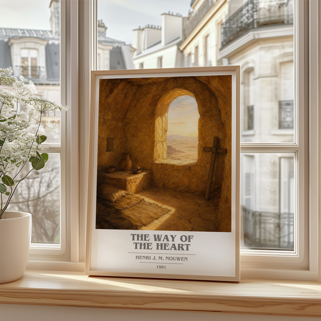 The Way of the Heart book cover poster colour and style options – Henri J. M. Nouwen book art