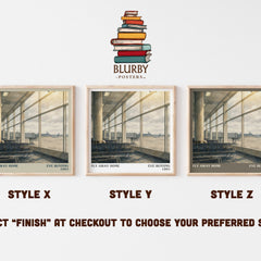 Fly Away Home literary print in frame leaning in hallway – childrens wall art