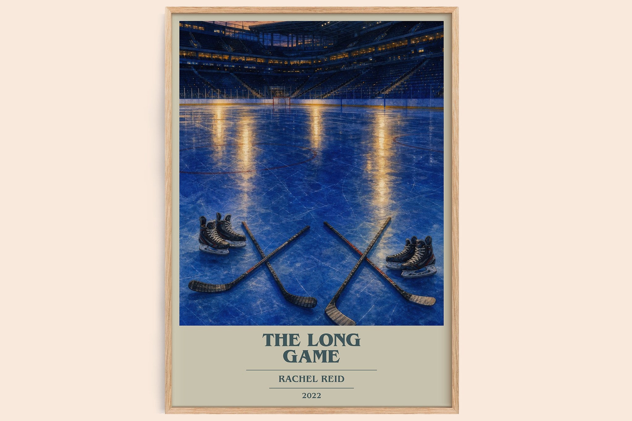 The Long Game Book Cover Poster by Rachel Reid