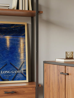 The Long Game book watercolour illustration paper finish options – matte satin gloss