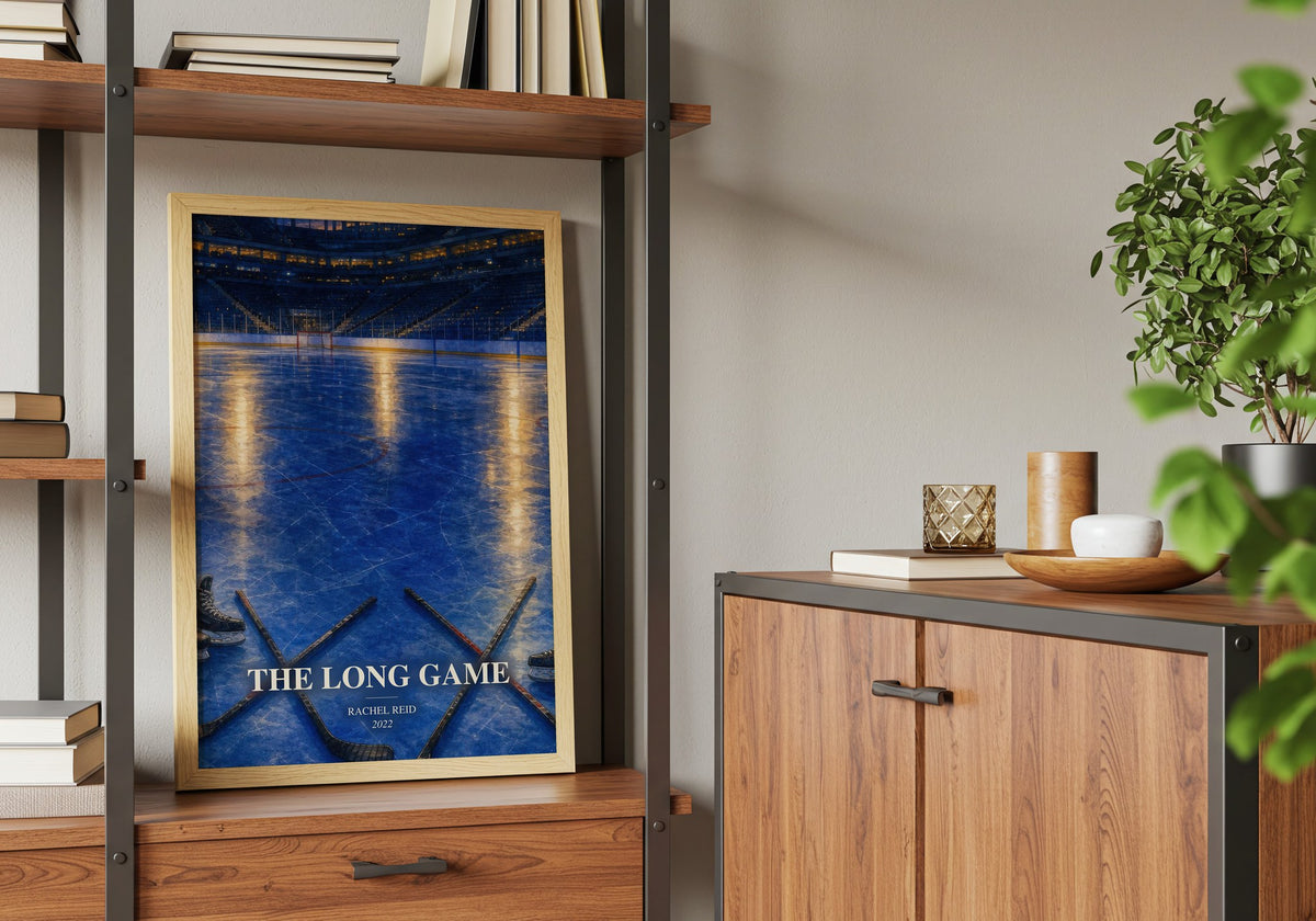 The Long Game book watercolour illustration paper finish options – matte satin gloss
