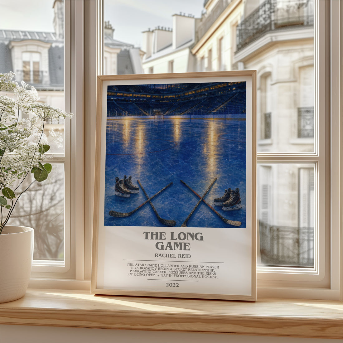 The Long Game bookish poster colour and style options – Rachel Reid book art