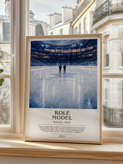 Role Model bookish poster colour and style options – Rachel Reid book art