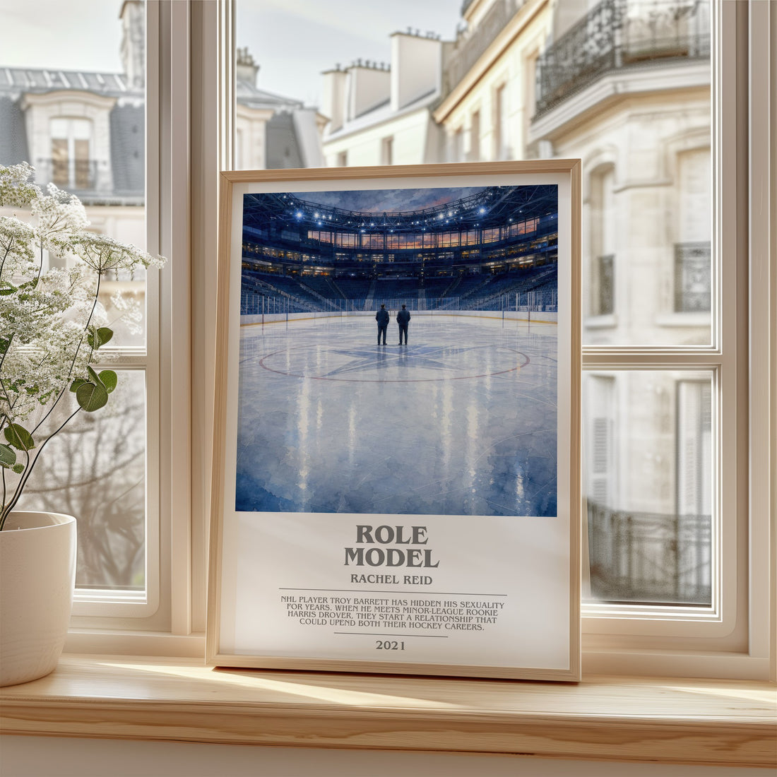 Role Model bookish poster colour and style options – Rachel Reid book art