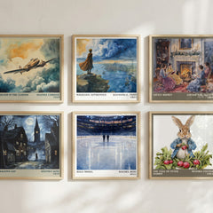 Role Model literary art print colour and style options – Rachel Reid book art