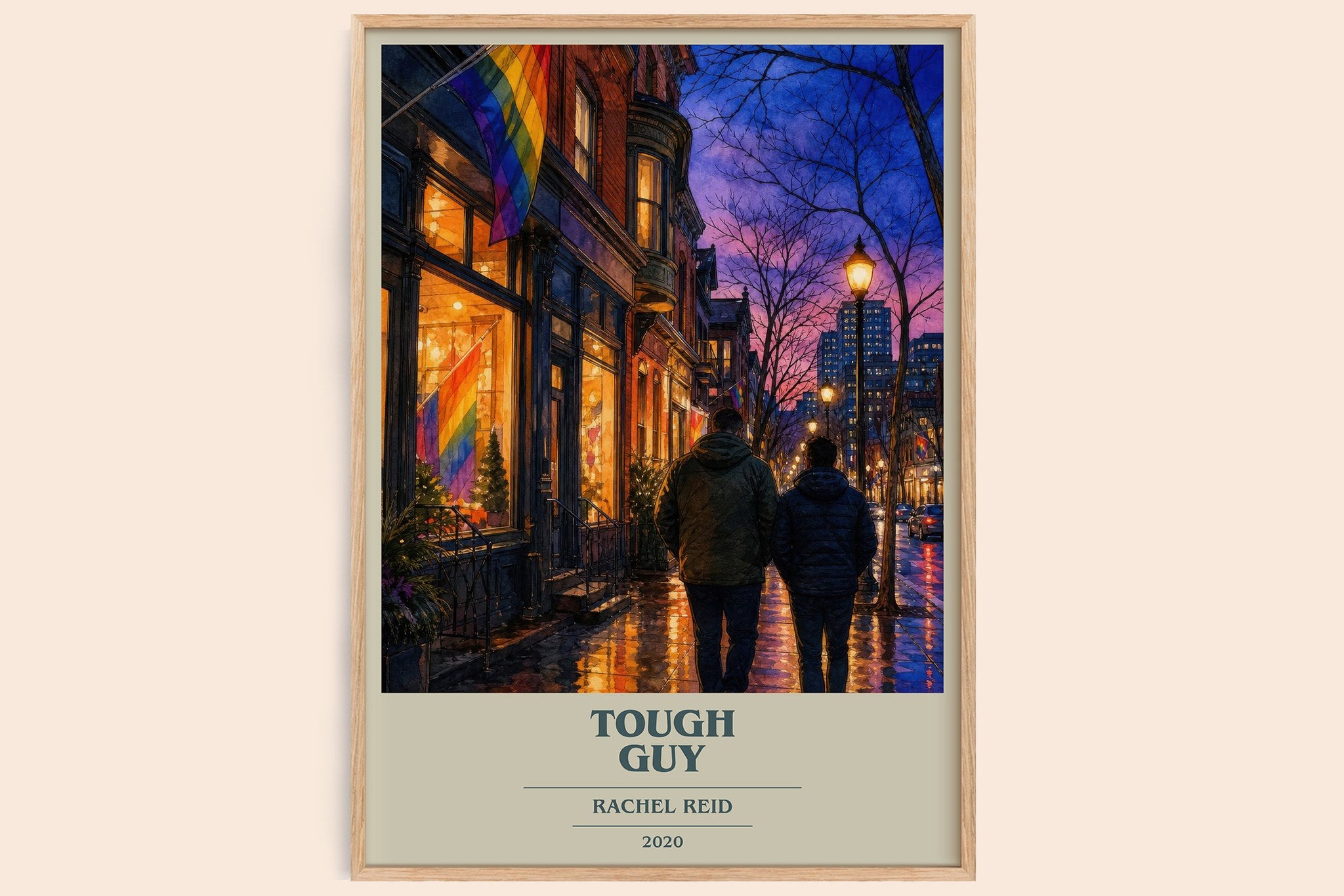 Tough Guy Book Cover Poster by Rachel Reid