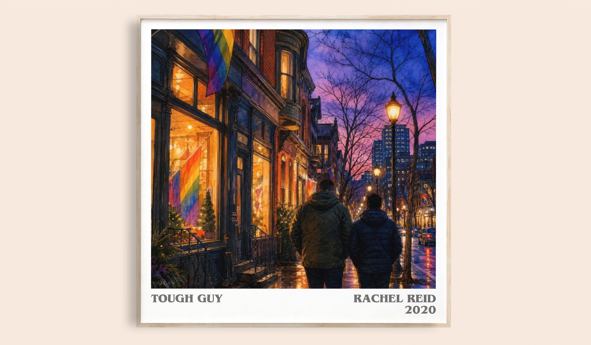 Tough Guy Literary Art Print by Rachel Reid